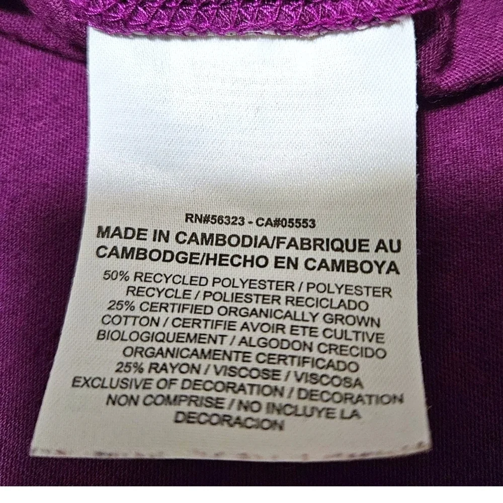 Nike XS Purple Racerback Tank Top Center Swoosh Fit XS/SM Cotton Blend Gym Cheer - Picture 5 of 9